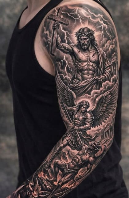 Tattoo Referência Realismo B&G #d4328a