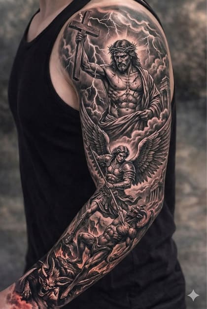 Tattoo Referência Realismo B&G #2f97cb