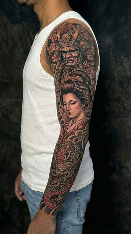 Tattoo Referência Realismo B&G #ad7525