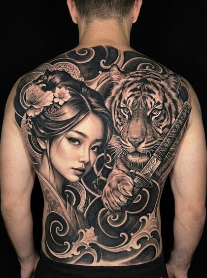 Tattoo Referência Realismo B&G #57826f