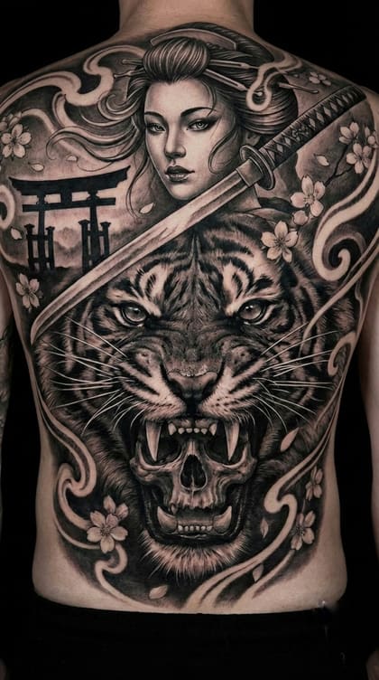 Tattoo Referência Realismo B&G #6aef28