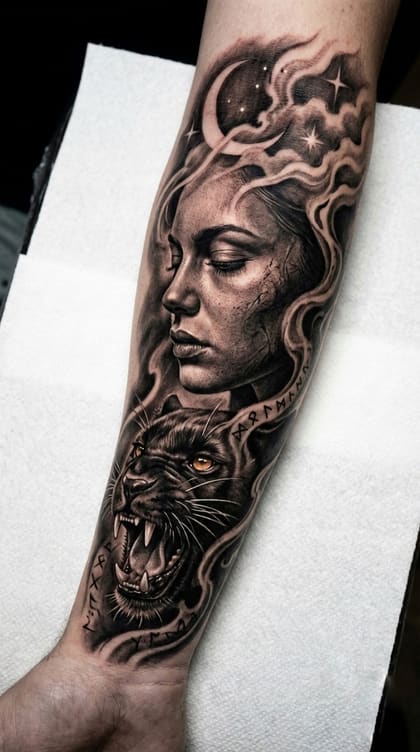 Tattoo Referência Realismo B&G #26320f