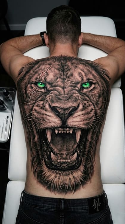 Tattoo Referência Realismo B&G #6ba64d