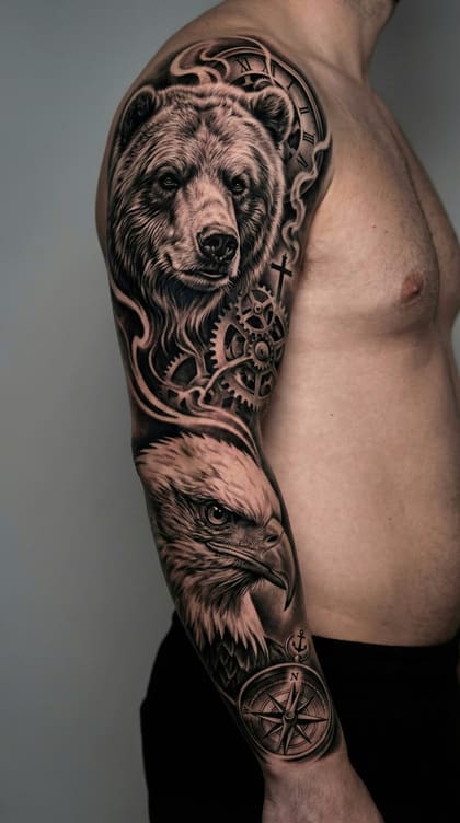 Tattoo Referência Realismo B&G #b80de5