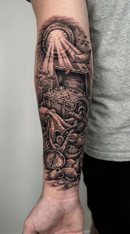 Tattoo Referência Realismo B&G #2d9a77