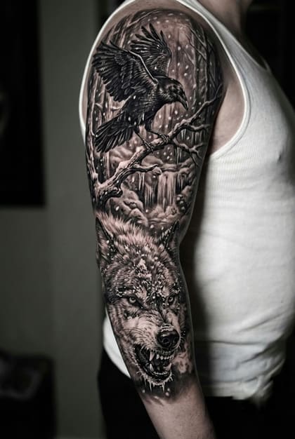 Tattoo Referência Realismo B&G #2b9cd1