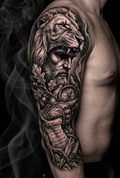 Tattoo Referência Realismo B&G #3dc968