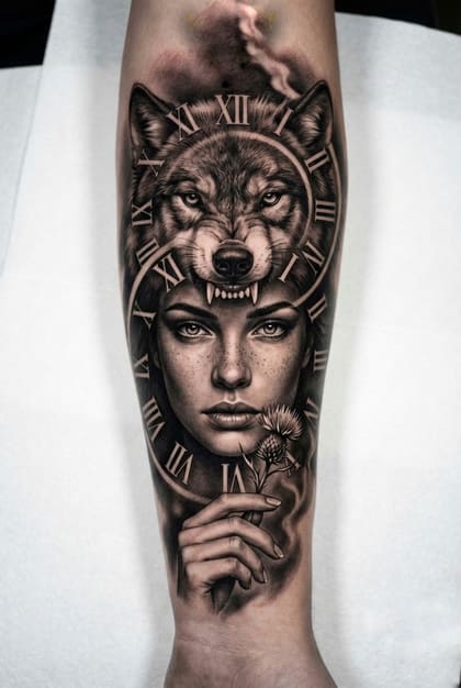 Tattoo Referência Realismo B&G #634967