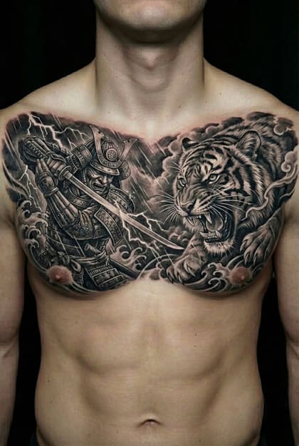 Tattoo Referência Realismo B&G #4e72f0