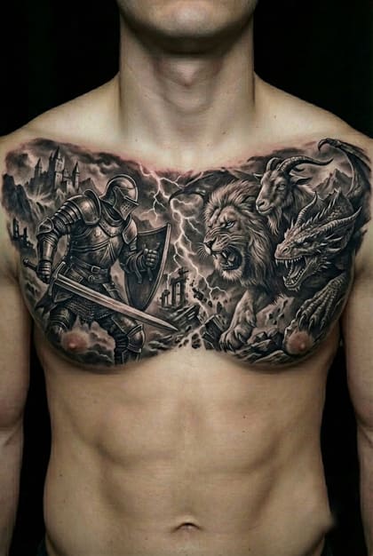 Tattoo Referência Realismo B&G #44e4af