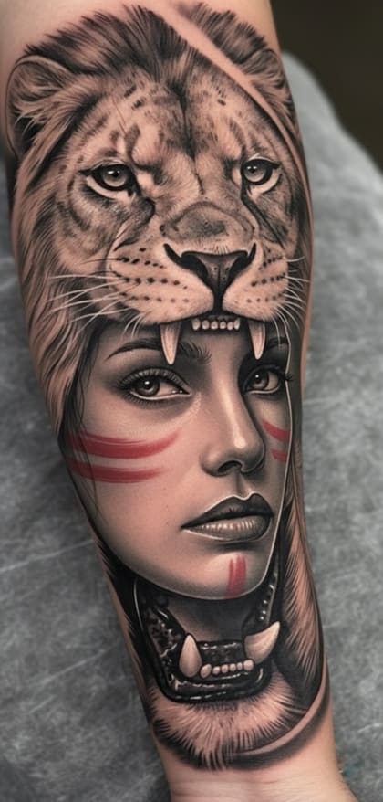 Tattoo Referência Realismo B&G #e87fcd