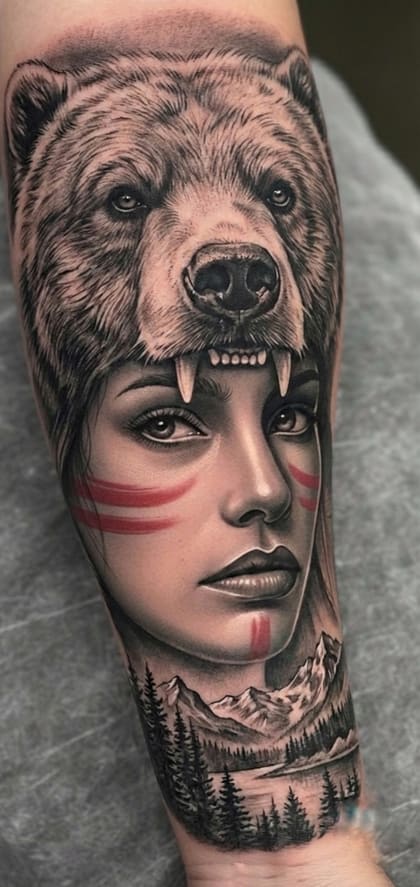 Tattoo Referência Realismo B&G #ec4bda