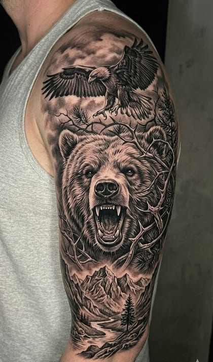 Tattoo Tatuagem Religioso · Realismo B&G