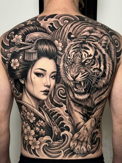 Tattoo Referência Realismo B&G #5470af