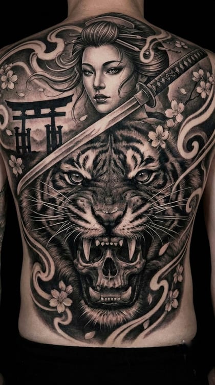 Tattoo Referência Realismo B&G #6aef28