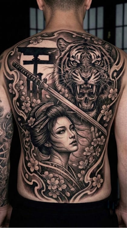 Tattoo Referência Realismo B&G #6f399a