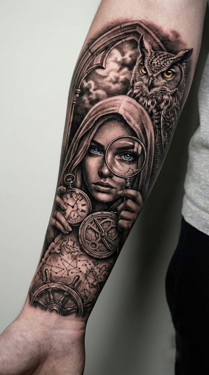 Tattoo Referência Realismo B&G #fa04cb