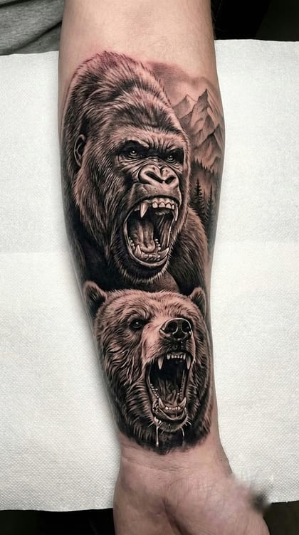 Tattoo Referência Realismo B&G #180b76