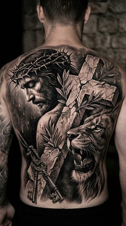 Tattoo Referência Realismo B&G #c4692a