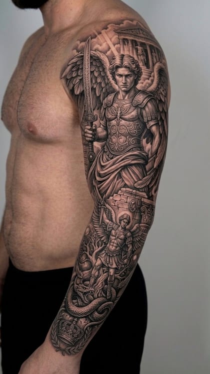 Tattoo Referência Realismo B&G #95ca7c