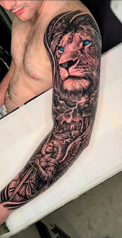 Tattoo Referência Realismo B&G #302fbd