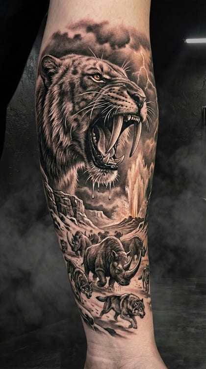 Tattoo Referência Realismo B&G #26a3fc