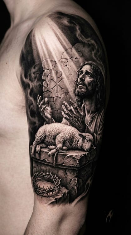 Tattoo Referência Realismo B&G #a58a47
