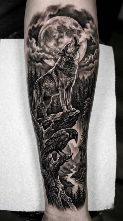 Tattoo Referência Realismo B&G #92c9cc