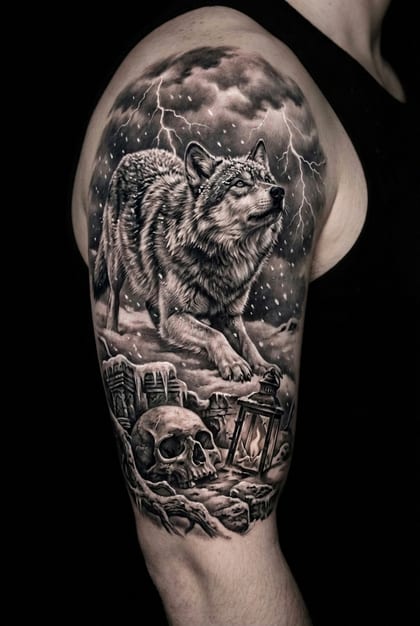 Tattoo Referência Realismo B&G #d71b2b