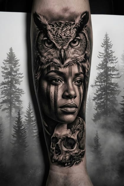 Tattoo Referência Realismo B&G #6cc743