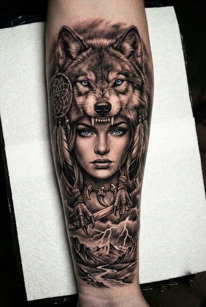 Tattoo Referência Realismo B&G #6d643e