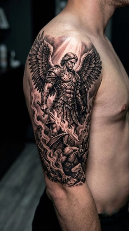 Tattoo Referência Realismo B&G #5eb603