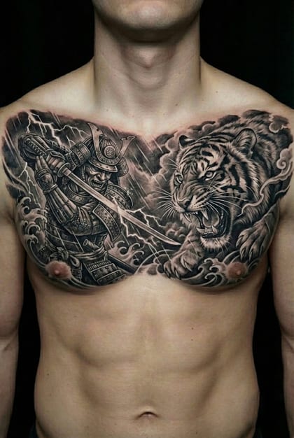 Tattoo Referência Realismo B&G #4e72f0